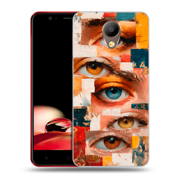 Пластиковый чехол на Elephone P8 с принтом Модный принт