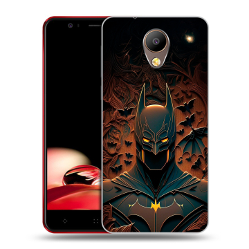Пластиковый чехол на Elephone P8 с принтом Batman Бэтмен