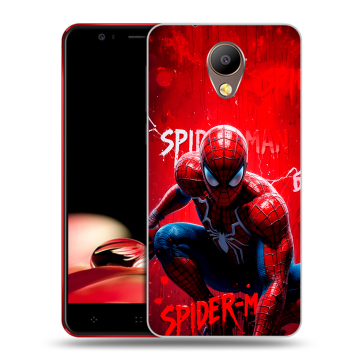 Пластиковый чехол на Elephone P8 с принтом Spiderman Человек паук Пластиковый чехол на Elephone P8 с принтом Spiderman Человек паук