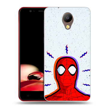 Пластиковый чехол на Elephone P8 с принтом Spiderman Человек паук