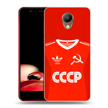 Пластиковый чехол на Elephone P8 с принтом Флаг Герб СССР
