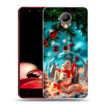 Пластиковый чехол на Elephone P8 с принтом Новый год