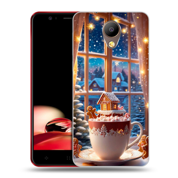 Пластиковый чехол на Elephone P8 с принтом Новый год