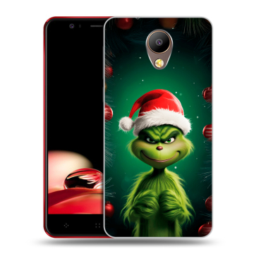 Пластиковый чехол на Elephone P8 с принтом Гринч Новый год Рождество