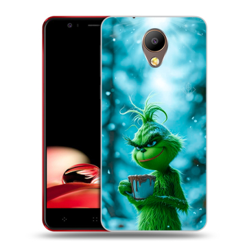 Пластиковый чехол на Elephone P8 с принтом Новый год гринч