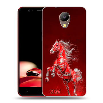 Пластиковый чехол на Elephone P8 с принтом Новый год