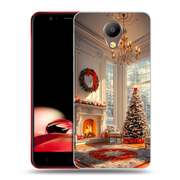 Пластиковый чехол на Elephone P8 с принтом Новый год