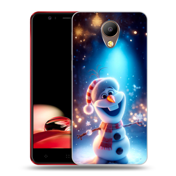 Пластиковый чехол на Elephone P8 с принтом Новый год