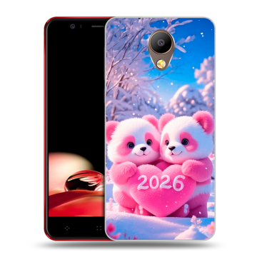 Пластиковый чехол на Elephone P8 с принтом Новый год