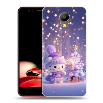Пластиковый чехол на Elephone P8 с принтом Новый год