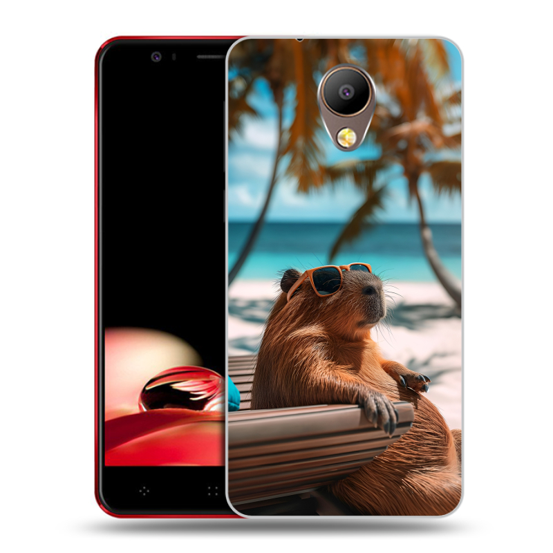 Пластиковый чехол на Elephone P8 с принтом Капибара Пластиковый чехол на Elephone P8 с принтом Капибара