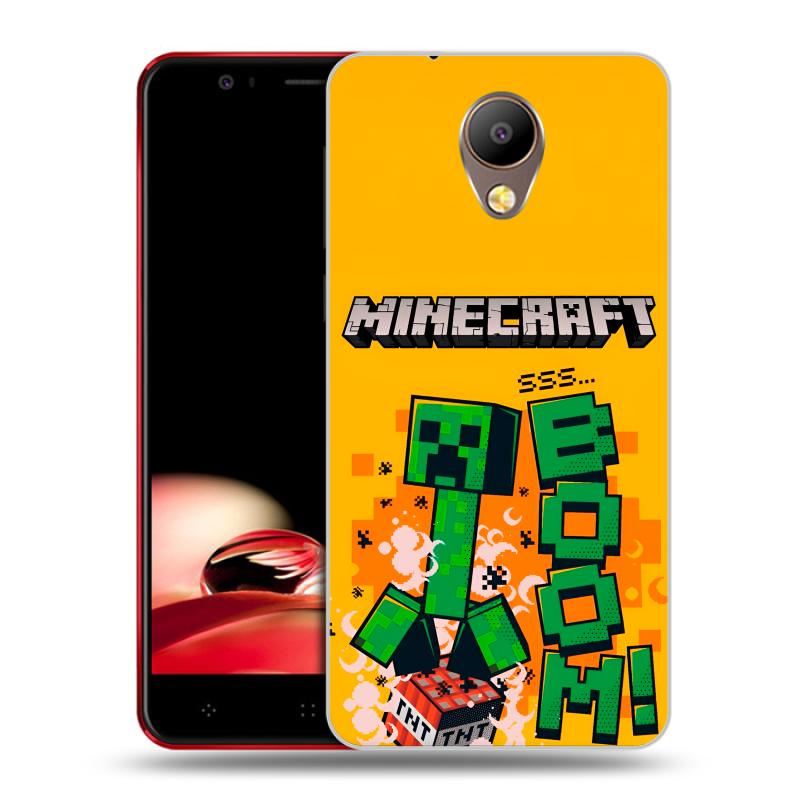 Пластиковый чехол на Elephone P8 с принтом Майнкрафт Minecraft Пластиковый чехол на Elephone P8 с принтом Майнкрафт Minecraft