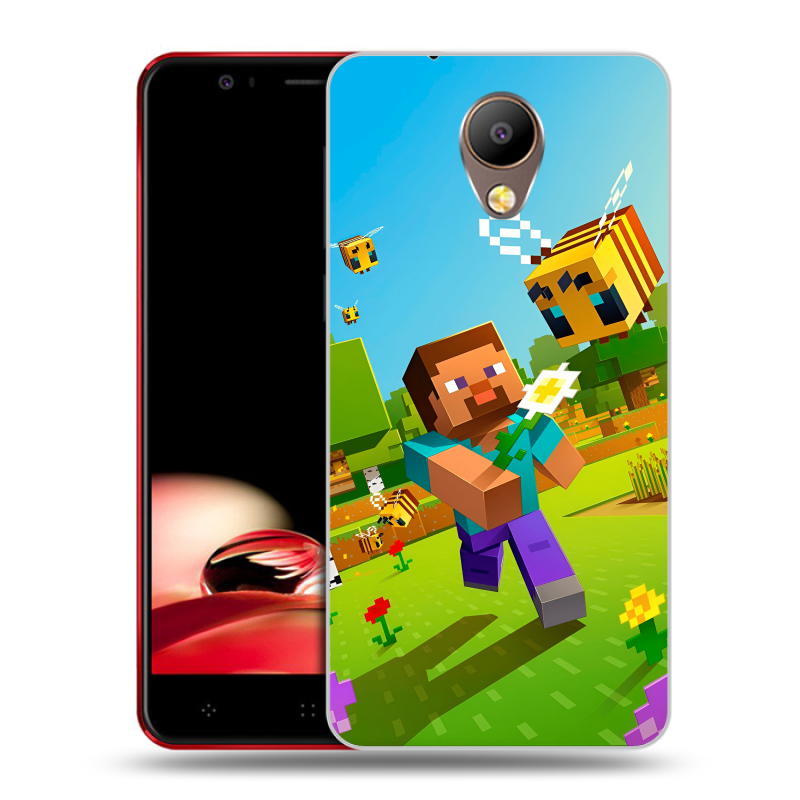 Пластиковый чехол на Elephone P8 с принтом Майнкрафт Minecraft Пластиковый чехол на Elephone P8 с принтом Майнкрафт Minecraft