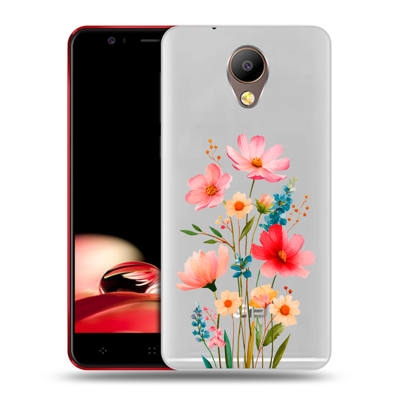 Пластиковый чехол на Elephone P8 с принтом Цветы Пластиковый чехол на Elephone P8 с принтом Цветы
