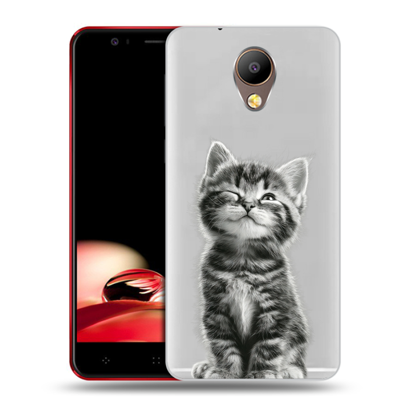Пластиковый чехол на Elephone P8 с принтом Котенок Пластиковый чехол на Elephone P8 с принтом Котенок