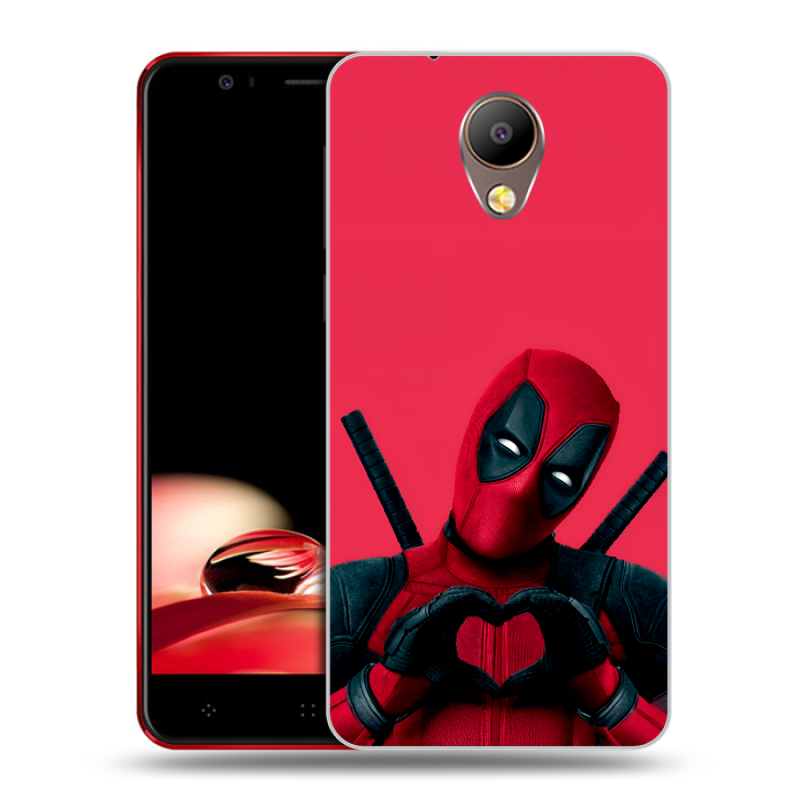 Пластиковый чехол на Elephone P8 с принтом Дедпул Deadpool Пластиковый чехол на Elephone P8 с принтом Дедпул Deadpool