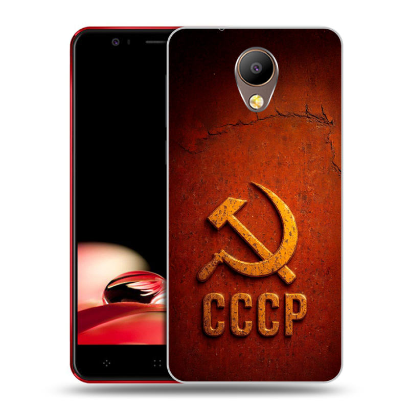 Пластиковый чехол на Elephone P8 с принтом Флаг Герб СССР Пластиковый чехол на Elephone P8 с принтом Флаг Герб СССР