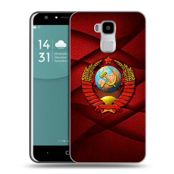 Пластиковый чехол на Doogee Y6 с принтом Герб СССР Пластиковый чехол на Doogee Y6 с принтом Герб СССР