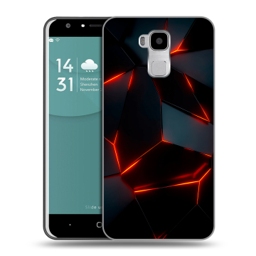 Пластиковый чехол на Doogee Y6 с принтом Яркие абстракции Пластиковый чехол на Doogee Y6 с принтом Яркие абстракции