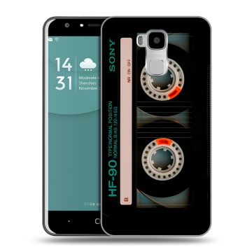Пластиковый чехол на Doogee Y6 с принтом Кассета Пластиковый чехол на Doogee Y6 с принтом Кассета