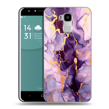 Пластиковый чехол на Doogee Y6 с принтом Мрамор Пластиковый чехол на Doogee Y6 с принтом Мрамор