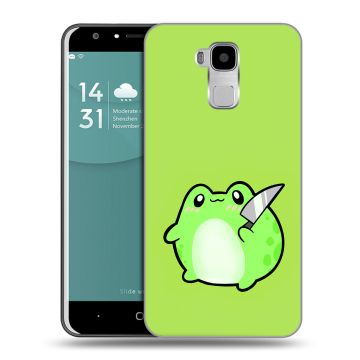 Пластиковый чехол на Doogee Y6 с принтом Лягушенок Пластиковый чехол на Doogee Y6 с принтом Лягушенок