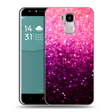 Пластиковый чехол на Doogee Y6 с принтом Блестки Пластиковый чехол на Doogee Y6 с принтом Блестки