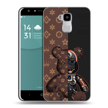 Пластиковый чехол на Doogee Y6 с принтом Луи робот Пластиковый чехол на Doogee Y6 с принтом Луи робот