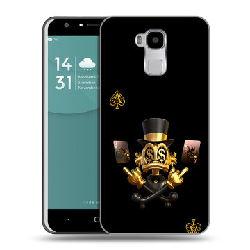 Пластиковый чехол на Doogee Y6 с принтом Золотой скрудж макдак Пластиковый чехол на Doogee Y6 с принтом Золотой скрудж макдак
