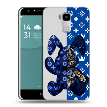 Пластиковый чехол на Doogee Y6 с принтом Луи робот Пластиковый чехол на Doogee Y6 с принтом Луи робот