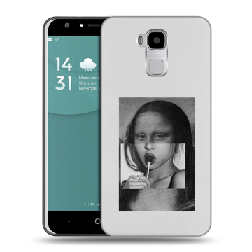Пластиковый чехол на Doogee Y6 с принтом Мона Лиза Пластиковый чехол на Doogee Y6 с принтом Мона Лиза