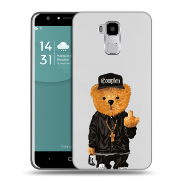 Пластиковый чехол на Doogee Y6 с принтом Плюшевый медведь Пластиковый чехол на Doogee Y6 с принтом Плюшевый медведь