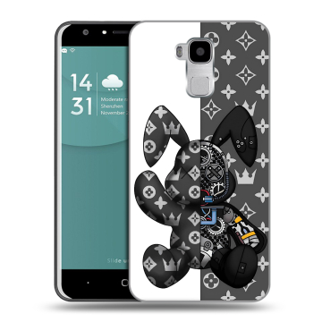 Пластиковый чехол на Doogee Y6 с принтом Луи робот Пластиковый чехол на Doogee Y6 с принтом Луи робот