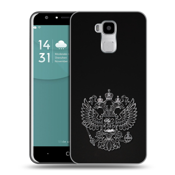 Пластиковый чехол на Doogee Y6 с принтом Герб России Пластиковый чехол на Doogee Y6 с принтом Герб России
