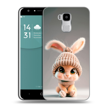 Пластиковый чехол на Doogee Y6 с принтом Кролик Пластиковый чехол на Doogee Y6 с принтом Кролик