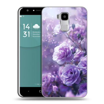 Пластиковый чехол на Doogee Y6 с принтом Розы цветы Пластиковый чехол на Doogee Y6 с принтом Розы цветы