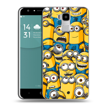 Пластиковый чехол на Doogee Y6 с принтом Миньоны Пластиковый чехол на Doogee Y6 с принтом Миньоны