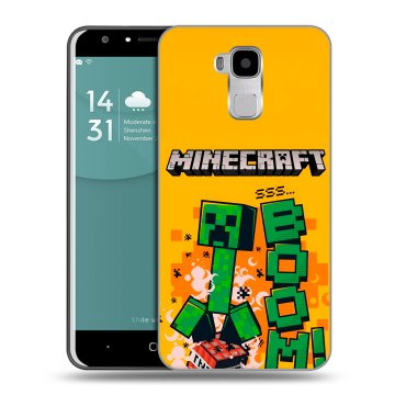 Пластиковый чехол на Doogee Y6 с принтом Майнкрафт Minecraft Пластиковый чехол на Doogee Y6 с принтом Майнкрафт Minecraft