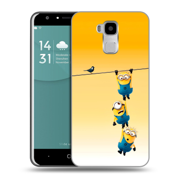 Пластиковый чехол на Doogee Y6 с принтом Миньоны Пластиковый чехол на Doogee Y6 с принтом Миньоны