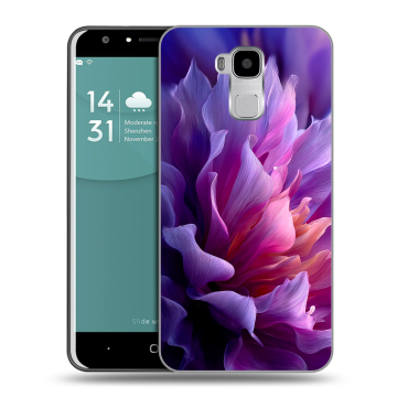 Пластиковый чехол на Doogee Y6 с принтом женский цветы Пластиковый чехол на Doogee Y6 с принтом женский цветы