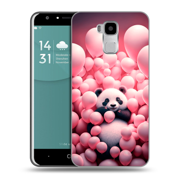 Пластиковый чехол на Doogee Y6 с принтом Панда