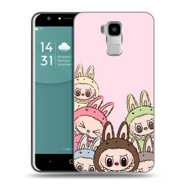 Пластиковый чехол на Doogee Y6 с принтом Лабубу