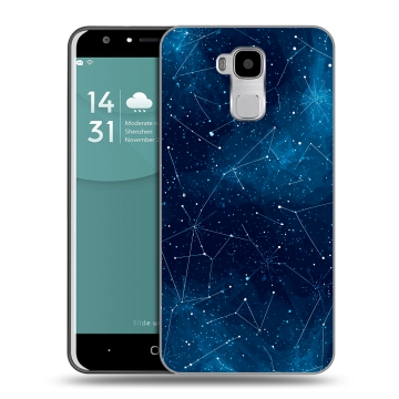 Пластиковый чехол на Doogee Y6 с принтом Космос звезды