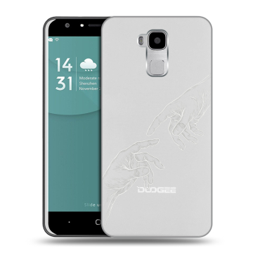 Пластиковый чехол на Doogee Y6 с принтом Сотворение мира