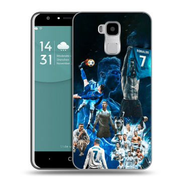 Пластиковый чехол на Doogee Y6 с принтом Реал Роналдо Пластиковый чехол на Doogee Y6 с принтом Реал Роналдо