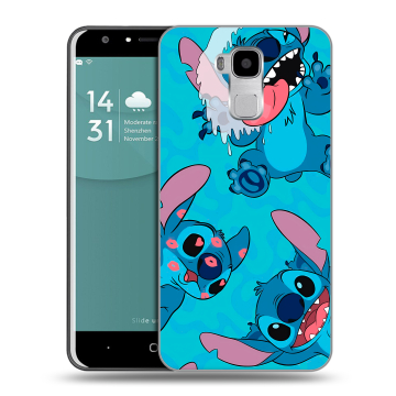 Пластиковый чехол на Doogee Y6 с принтом Лило и Стич Пластиковый чехол на Doogee Y6 с принтом Лило и Стич