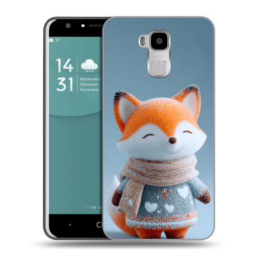 Пластиковый чехол на Doogee Y6 с принтом Лиса