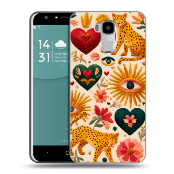 Пластиковый чехол на Doogee Y6 с принтом Модный принт