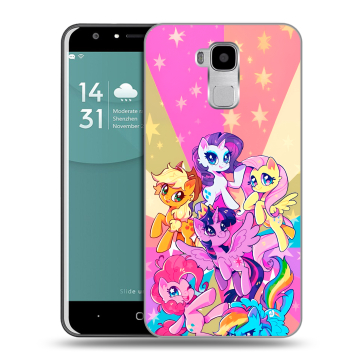 Пластиковый чехол на Doogee Y6 с принтом My little pony Дружба чудо Пластиковый чехол на Doogee Y6 с принтом My little pony Дружба чудо