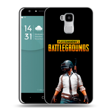 Пластиковый чехол на Doogee Y6 с принтом PUGB ПАГБ Пластиковый чехол на Doogee Y6 с принтом PUGB ПАГБ